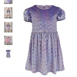 Lola and the boys velvet stars dress